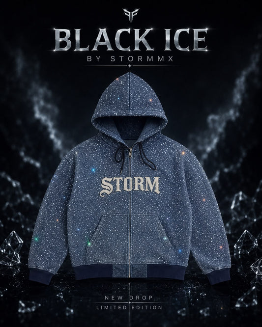 ICE CRYSTAL DENIM JACKET